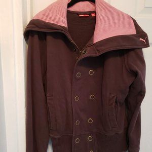 Puma Sweater Jacket with shawl collar